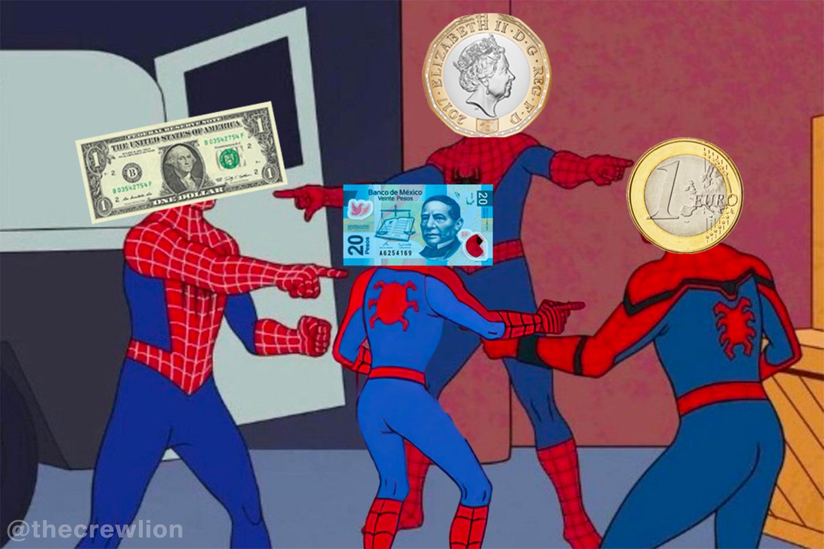 TheCrewLion's tweet photo. Mientras tanto así las cosas…💸

#Pound #dolar #peso #mexico https://t.co/V3P7vfxJsb
