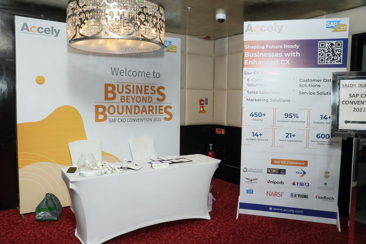 accelygroup's tweet photo. We feel privileged to address the success of our SAP CXO Convention 2022 live event on 23rd September 2022 and couldn’t keep calm about it.
But, did we host a great event? Yes, we did!
Come, witness the glimpses yourself.
@Accelynws | @saptv
#Accely #SAP #SAPCX #SAPHANA https://t.co/XXB85D0XCW