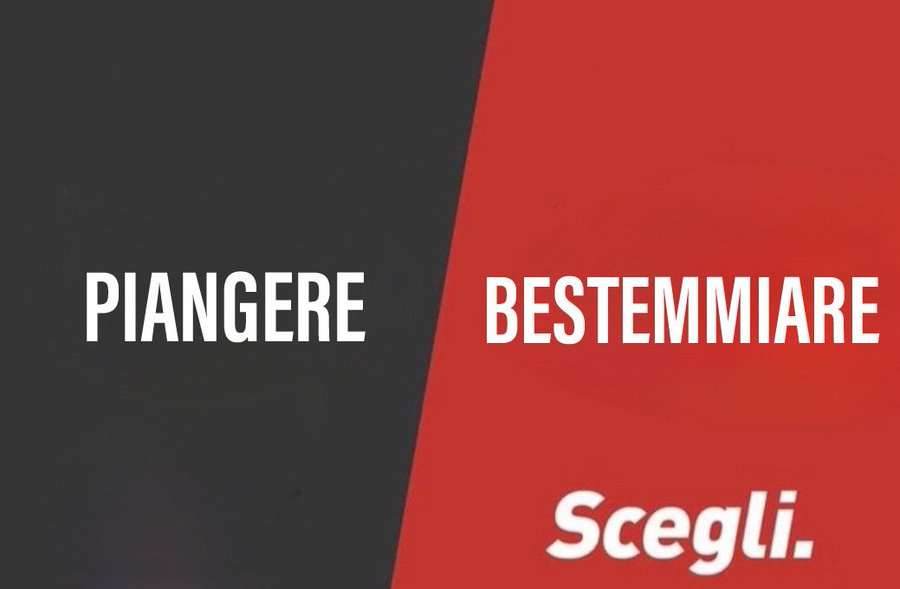 According to the newspaper Il Corriere della Sera, in the Democratic Party's chat room someone spread a meme (based on Enrico Letta's election campaign) with the words "Piangere / Bestemmiare" - "Crying / Blaspheming".

Sept 26, 2022

Sub by @Alberto95Zan