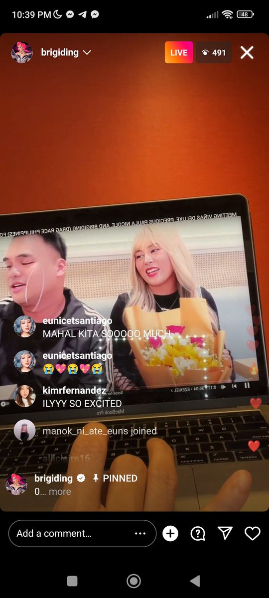 EUNiverseis4U's tweet photo. @brigiding played ate @eunicetsantiago latest vlog in his live!! OWEMJIIIII
Let's watch na ate euns new vlog 
For the first time meeting the divas
@VinasDeluxe 
@PreciousPaulaN 
@brigiding 
With 
Kuya @jokocawili_ 
🔗:https://t.co/Pt3P3m1iLc https://t.co/oQQ5XIP6po