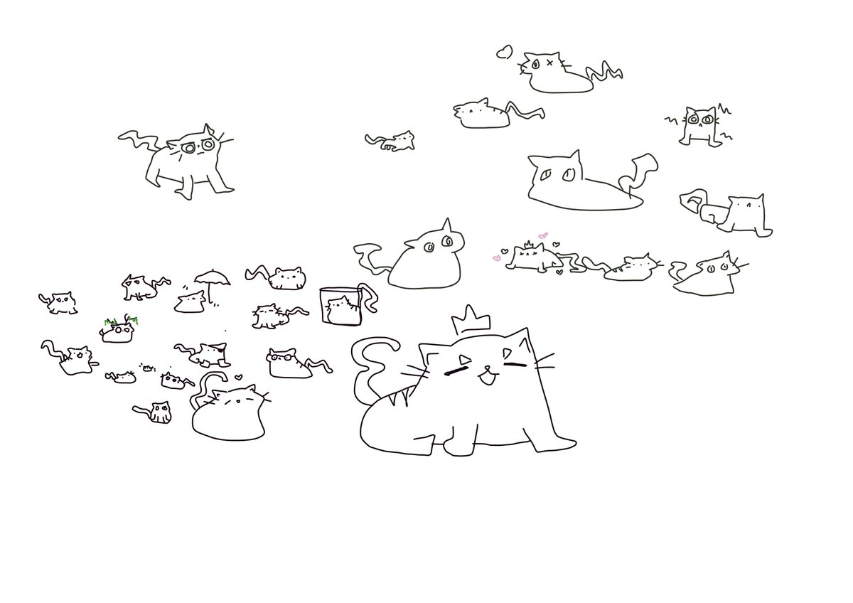 sunmothtv's tweet photo. finishing this work of art today!! everytime i dont get first in mcci i draw a cat! 1pm cst!! 
https://t.co/gHt6EB5b0K https://t.co/rRsGaqmnzc