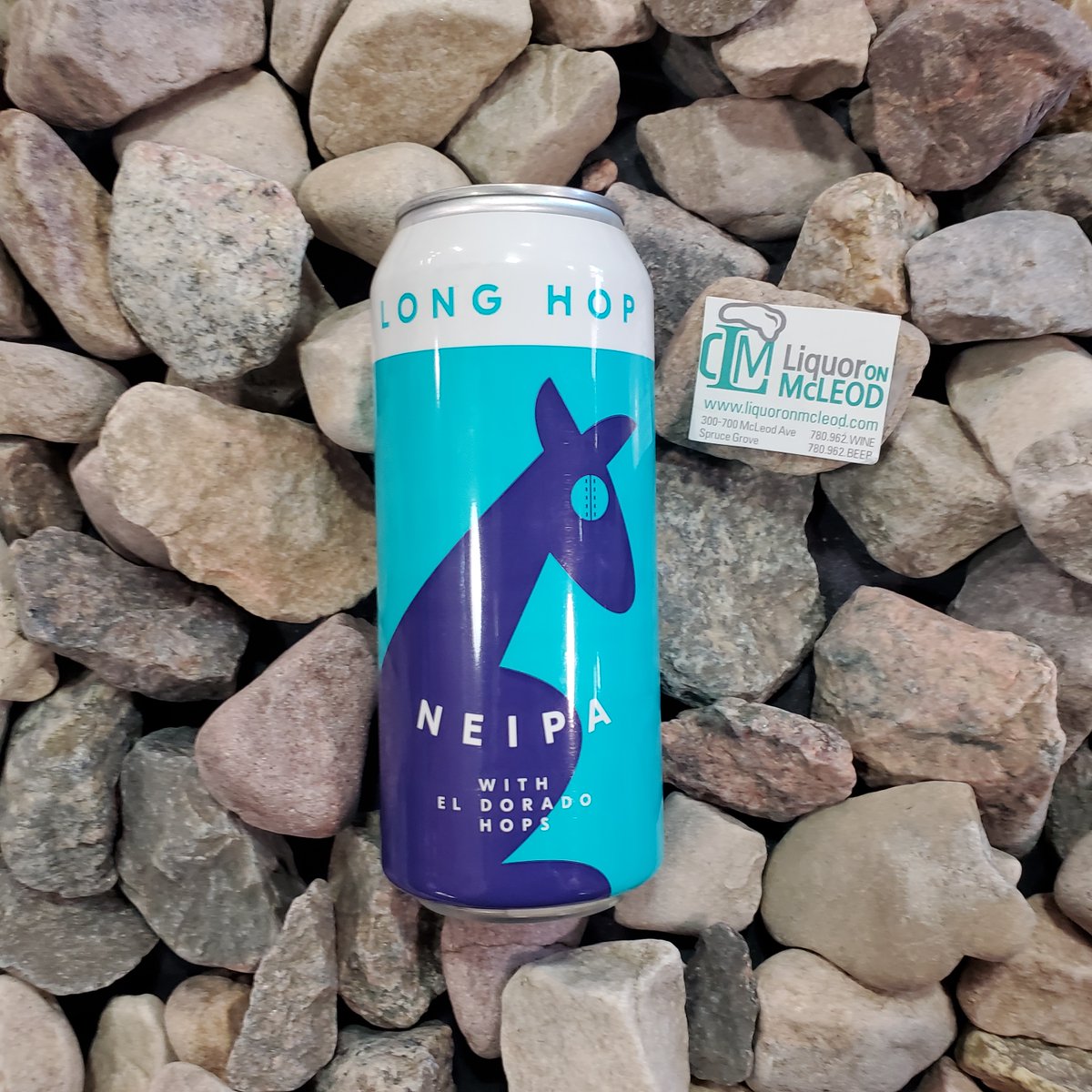 This is @LongHopBrewing third NEIPA this time with El Dorado. It is tropical, with notes of pineapple, and mango. #sprucegrove #stonyplain #albertabeer #abcraftbeer #yycbeer #liquoronmcleod #craftbeer
