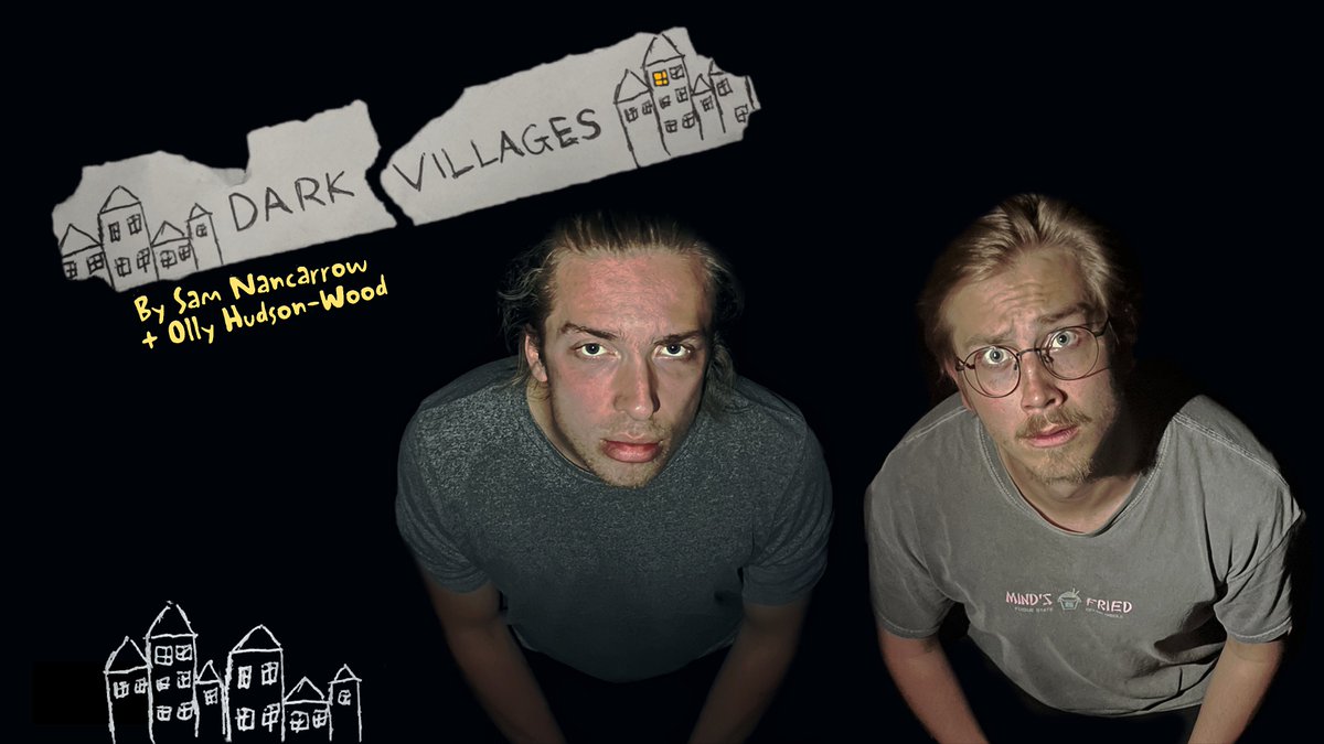 Coming up at AMATA this week...

Theatre &amp; Performance graduates Sam Nancarrow and Olly Hudson-Wood return to present their work in progress performance of Dark Villages.

🗓 Wed 28 Sep, 19:30
For more information and to book, please visit: bit.ly/DarkVillages