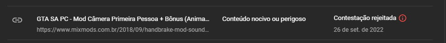 MatheusVitor314's tweet photo. @YouTubeBrasil @YTCriadores é sério isso? a Mixmods é um dos maiores e mais confiáveis sites de mods, vários criadores e o site estão sendo prejudicados erroneamente pelo Google, e mesmo assim continuam aplicando strike e fazendo revisões humanas dessa forma. https://t.co/UUYeaprPC0