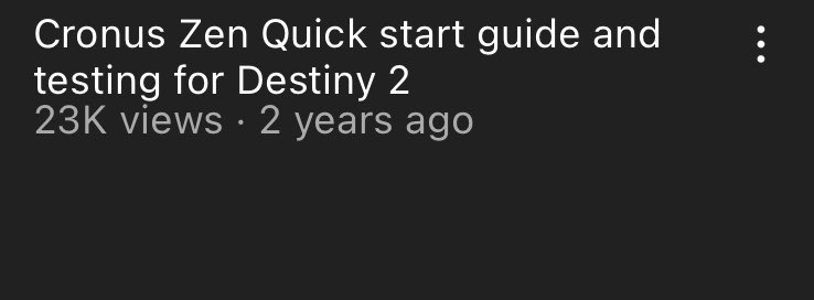 miss on X: as for the cronus their forums for destiny 2 have about 8 pages  of people just trying to get more aim assist and cheats. even someone  needing aim assist