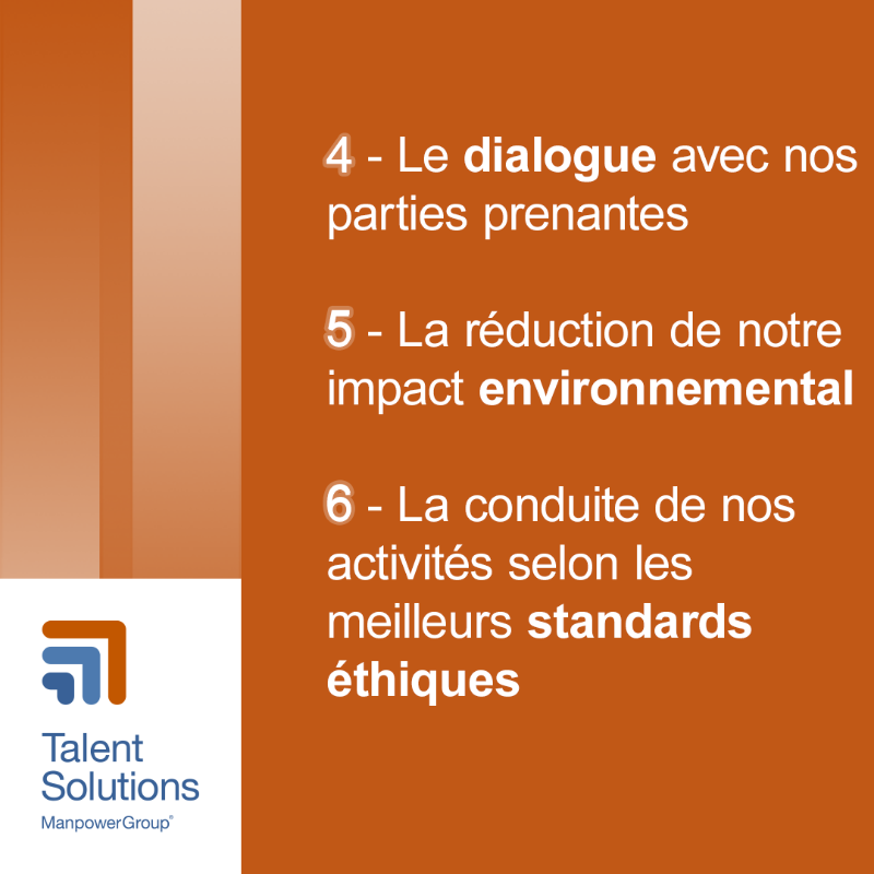 TSolutions_FR's tweet photo. Notre mission : accompagner les Talents et les entreprises, sur l'ensemble de leur cycle de vie, tout en s'appuyant sur les critères #ESG, de diversité et d'inclusion.

La #SEDD est l'occasion de rappeler les 6 principaux axes sur lesquels nous veillons au quotidien ⤵️