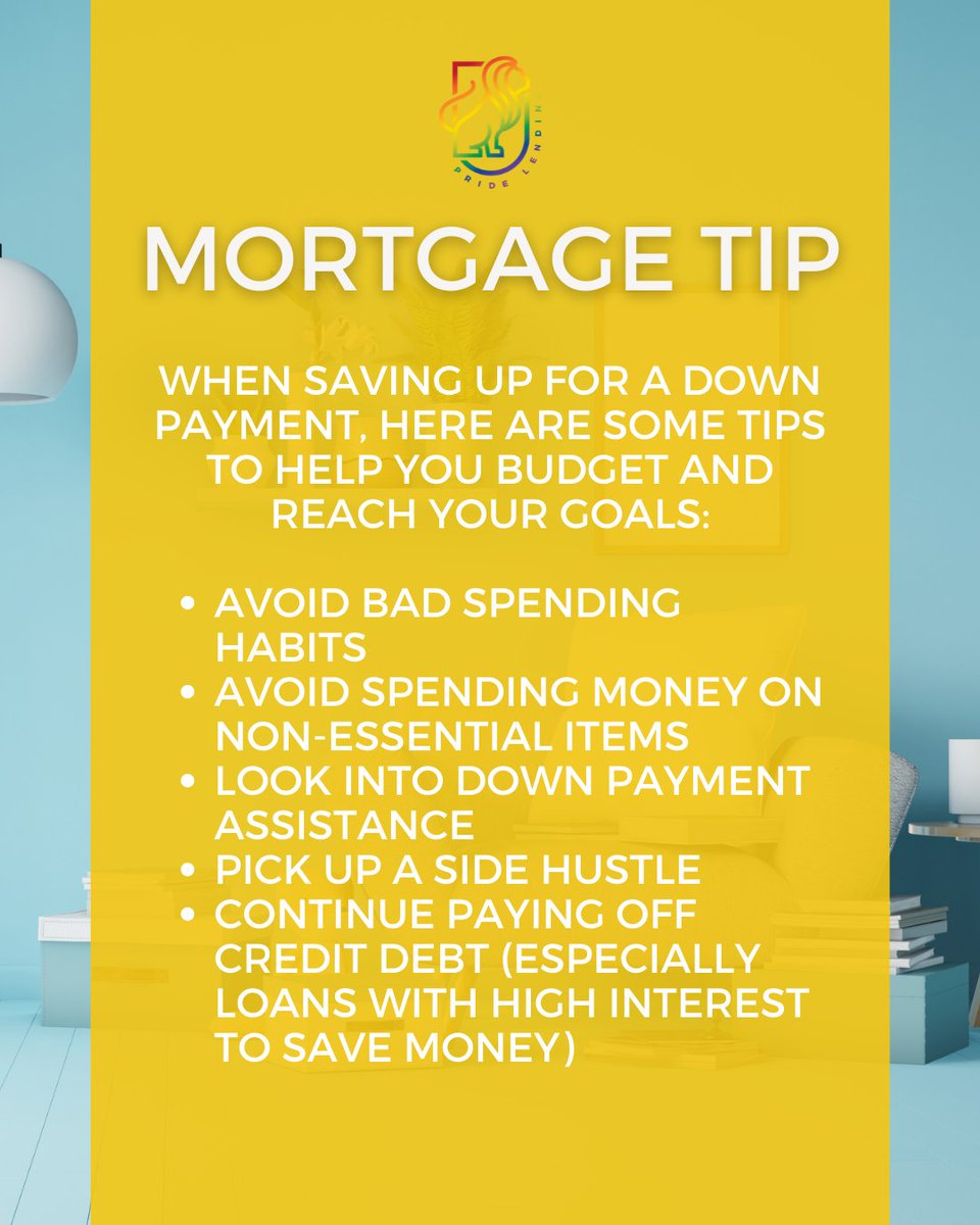 pridelending's tweet photo. Ready to start budgeting to save up for your down payment? Here are some quick and easy tips to start that process and save fast to buy your home!

🏳️‍🌈Andrew Dort of Pride Lending
📍Las Vegas, Nevada
📲 725.780.5001

#PrideLending #AndrewDort #LGBTQ #lgbtqia #vegas #vegastrip https://t.co/UKl3Byzz80