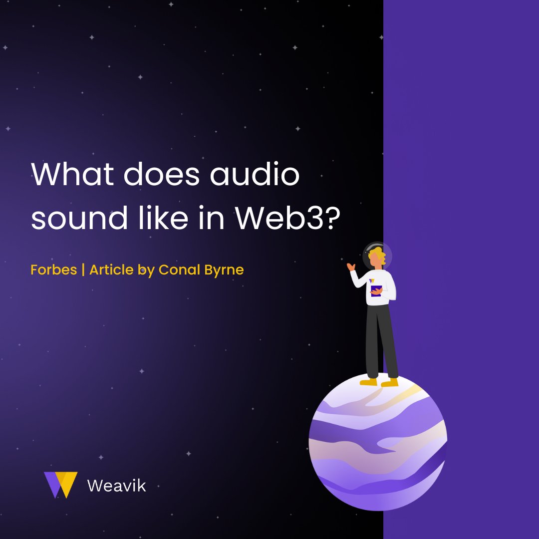 ✅ Web3, as a blockchain-based web will take media consumption (including audio) to the next level! NFT-enabled Podcasts, Music… there are many possibilities, and you can take a close look at them in the article below! 

forbes.com/sites/forbeste…

#web3 #web3media #technology