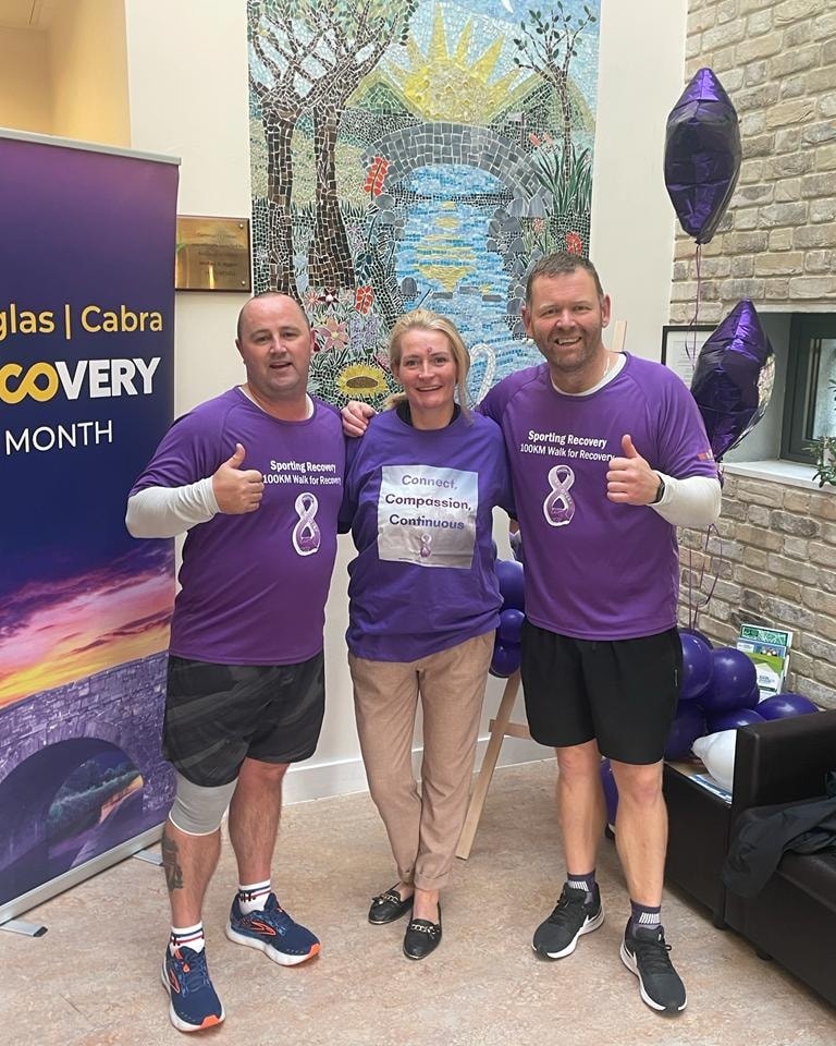 F.A.S.T Finglas - Finglas Addiction Support Team (@fastfinglas) on Twitter photo A great way to start the final week of #recoverymonth22 .Jimmy & Mark from <a href="/StarEasyStreet/">Easy Street Team Star Ballymun</a> stopped by to say Hi to all <a href="/FastFinglas/">F.A.S.T Finglas - Finglas Addiction Support Team</a> on their final 50k of their 100km walk for Recovery .If you want to listen to Jimmy’s Recovery Podcast check here open.spotify.com/episode/5iXcU3…... A great way to start the final week of #recoverymonth22 .Jimmy & Mark from <a href="/StarEasyStreet/">Easy Street Team Star Ballymun</a> stopped by to say Hi to all <a href="/FastFinglas/">F.A.S.T Finglas - Finglas Addiction Support Team</a> on their final 50k of their 100km walk for Recovery .If you want to listen to Jimmy’s Recovery Podcast check here open.spotify.com/episode/5iXcU3…...