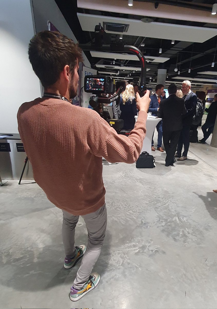 RCardosoEU's tweet photo. Behind the behind the scenes filming at #EUclustersconference in Prague. https://t.co/M4ueXJthbr