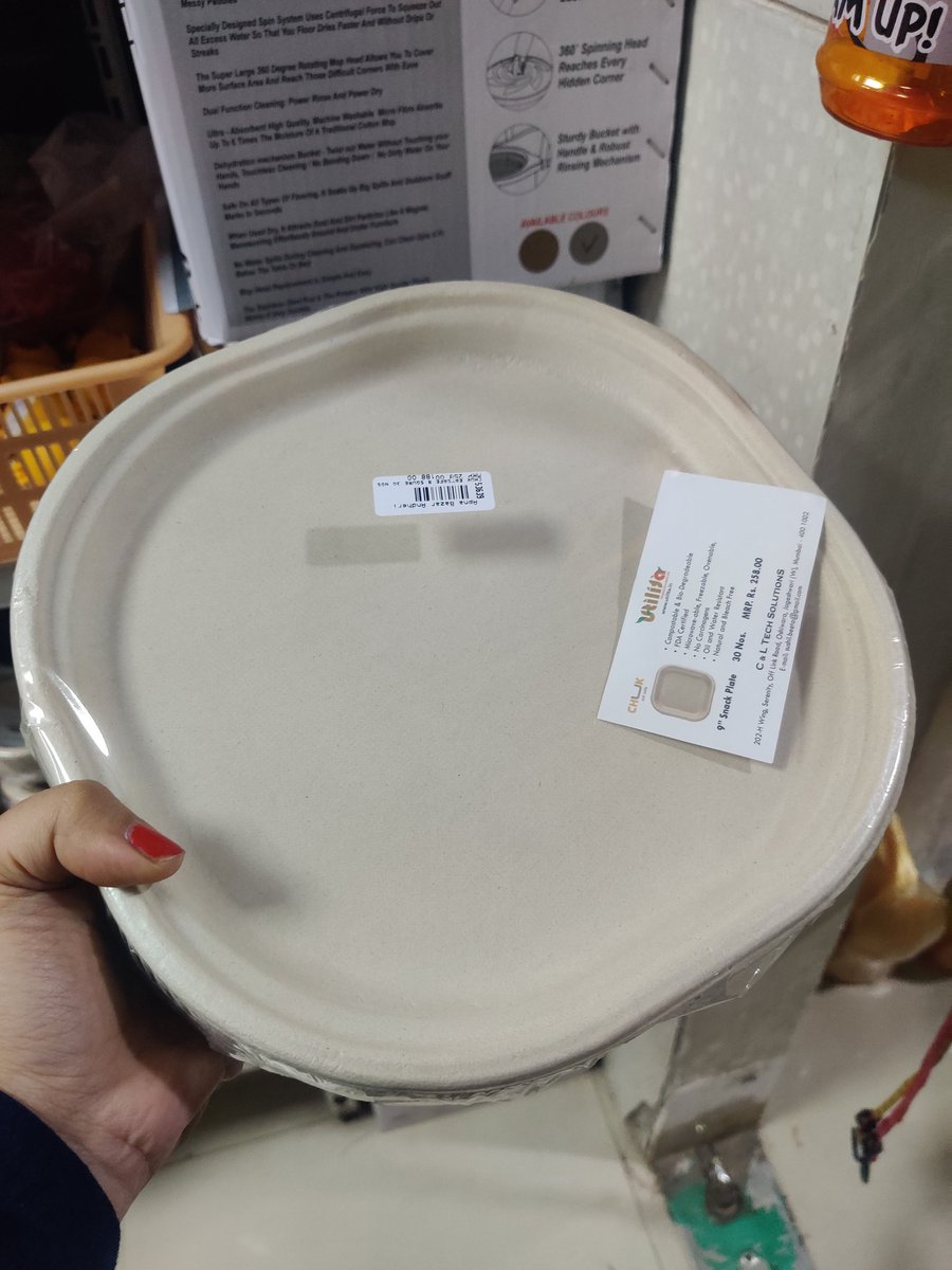What is the point of product being #compostable and #biodegradable when it is packed in #singleuseplastic 

#greenwashing 
<a href="/moefcc/">MoEF&CC</a> <a href="/ExtinctionR/">Extinction Rebellion Global</a> <a href="/Fridays4future/">Fridays For Future</a> <a href="/byadavbjp/">Bhupender Yadav</a> @anaadicrest <a href="/gy4es_org/">Global Youth for Environment and Sustainability</a>