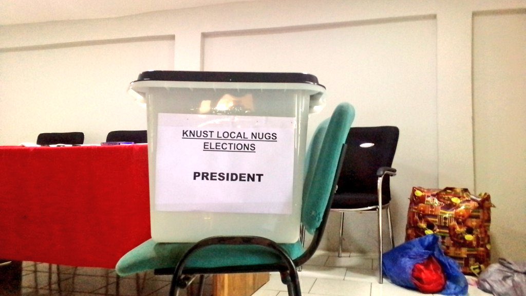 KnustRoad's tweet photo. Local Nugs elections has started already. Electorates have just an hour and a half to cast their votes. 👀👀

#KnustNuGs #Knust https://t.co/Ond3T6qNlr