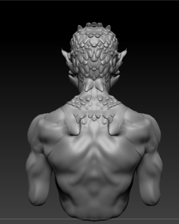 6oldfruit9's tweet photo. Had to do a character bust in my 3d sculpting class https://t.co/fqLUD2CVQg