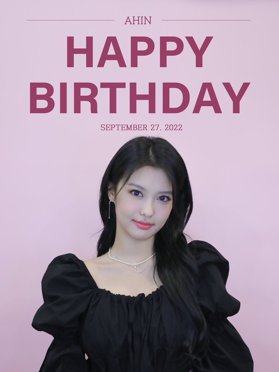 AHIN_TH's tweet photo. #HAPPYAHINDAY💗
Happy birthday #อาอิน ไม่ว่าคุณอาอินจะอยู่ที่ไหนขอให้มีแต่คนรักและคอยสนับสนุนอยู่เสมอเป็นคุณอาอินที่มีความสุขกว่าเมื่อวาน🎂🎉
⠀
#MOMOLAND #모모랜드 #AHIN #아인 #มมล https://t.co/zdZIBuAYmp