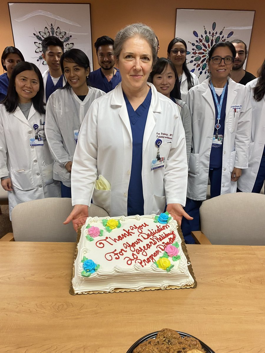 PathAlbanyMed's tweet photo. Last week we had the honor and privilege of celebrating the end of Dr. Boguniewicz’s 20 year tenure as AMC Pathology’s residency program directorship! Thankfully she won’t be going anywhere! Thank you for your time, guidance, and effort, Dr. B! 🎉👏🏼 #PathTwitter #programdirector https://t.co/kUIEEmrENL