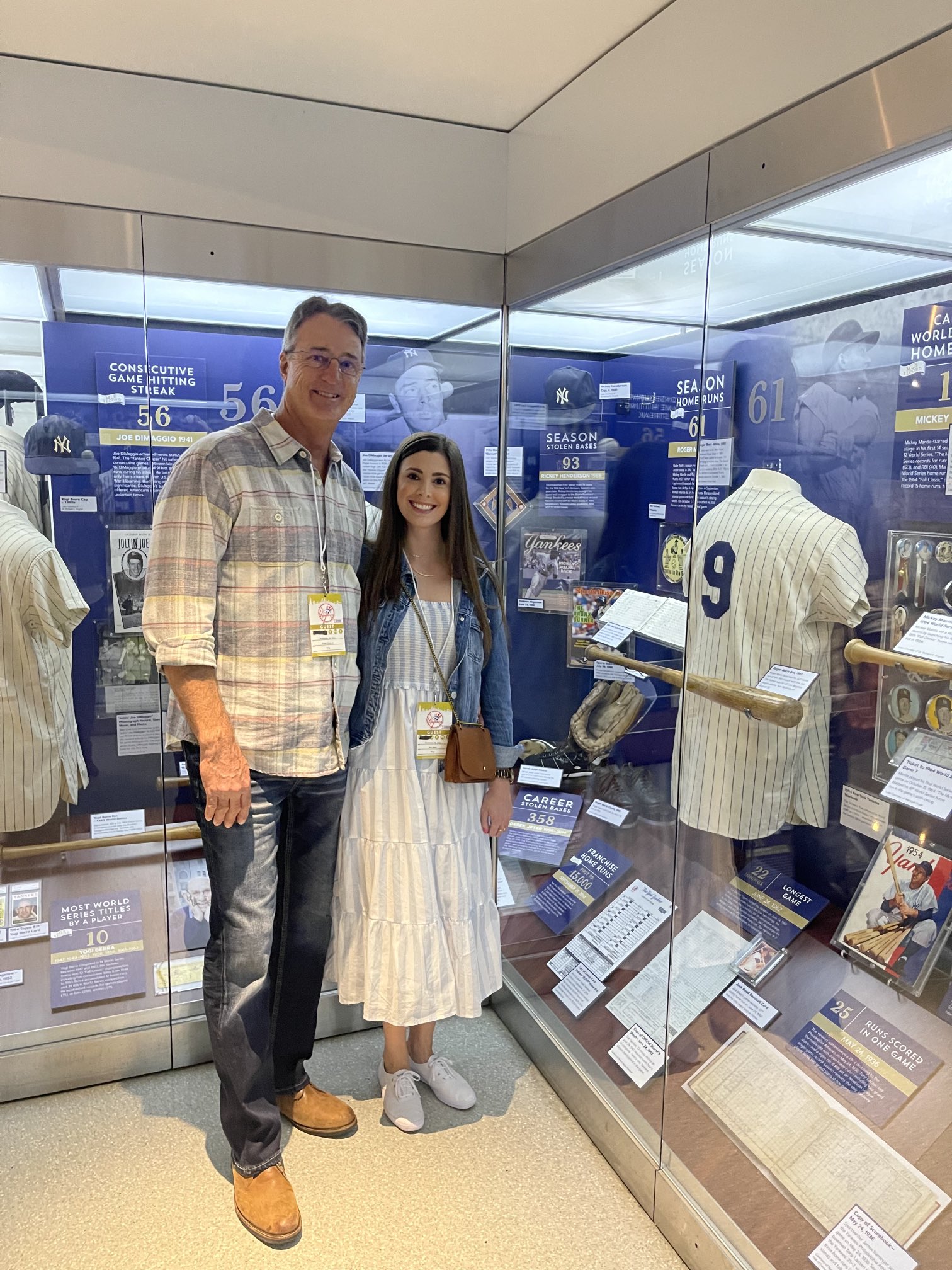 Roger Maris Jr on X: Checking out the Yankee Stadium Museum during the  rain delay with my daughter. No Judge home runs tonight in the last game of  the home stand. Hopefully