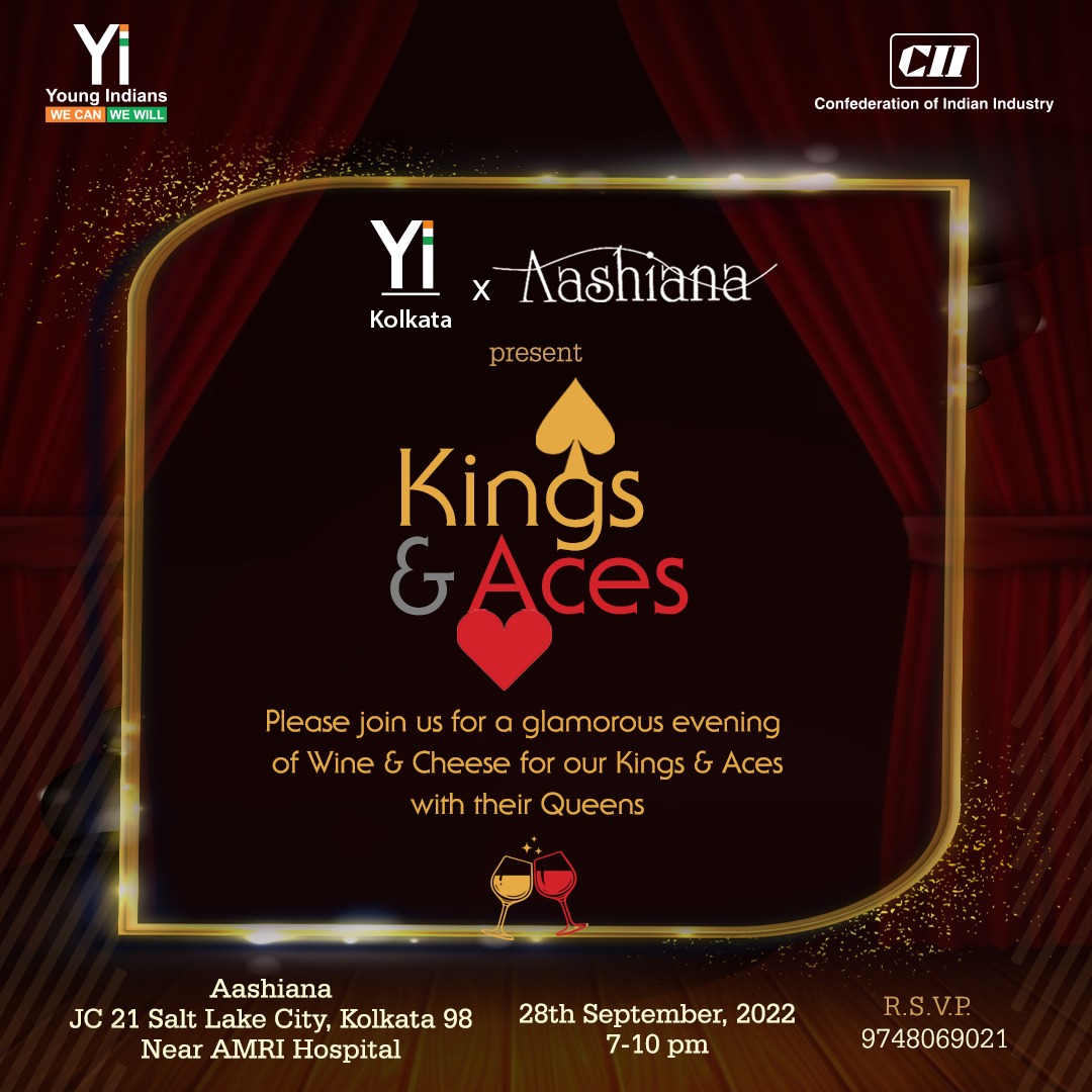 Kings &amp; Aces
Winter Festive 2022 by 
<a href="/AsianaCouture/">Asiana Couture</a>
Launched by Young Indians, Kolkata
<a href="/vaibhavsoni/">Vaibhav Soni</a>
<a href="/GrantThorntonIN/">Grant Thornton Bharat</a>