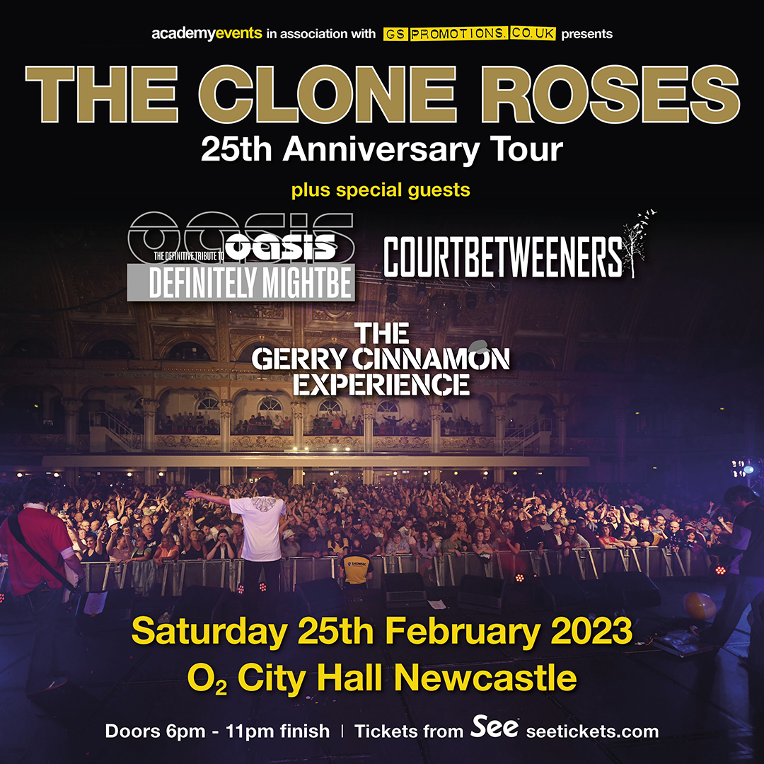 thecloneroses's tweet image. 🚨COMPETITION! Retweet this post for a chance to win x4 VIP tickets (Ends 7pm 28th Sept) 
⚫️⚪️NEWCASTLE⚫️⚪️ We are delighted to announce we will be returning for the Toon for the first of our 25 Anniversary Tour dates
🎟ON SALE NOW! O2 priority customers / General sale Wed 28 7pm