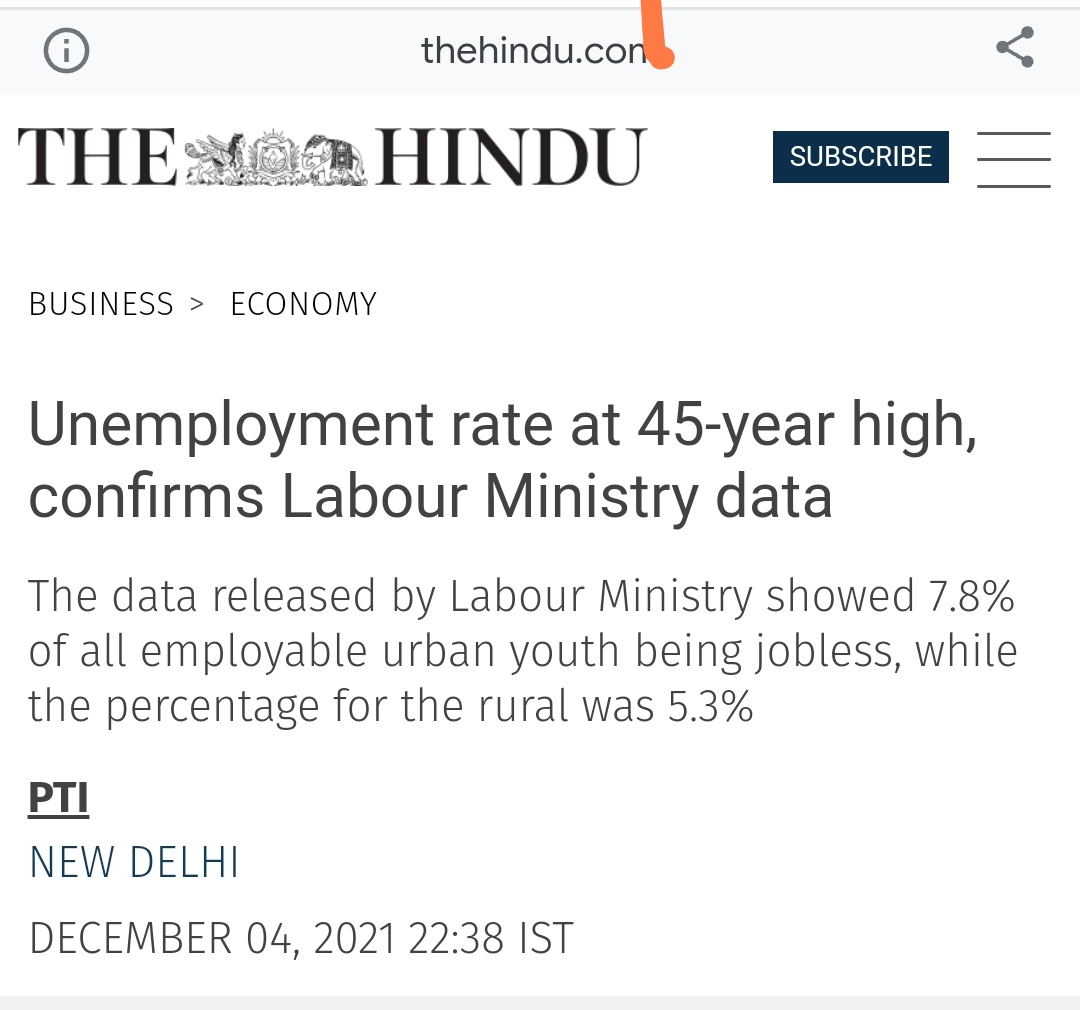 rahulya_chy's tweet photo. Any debate on this🤔
#berojgar
#unemployment 
#media https://t.co/gktHpIwjdh
