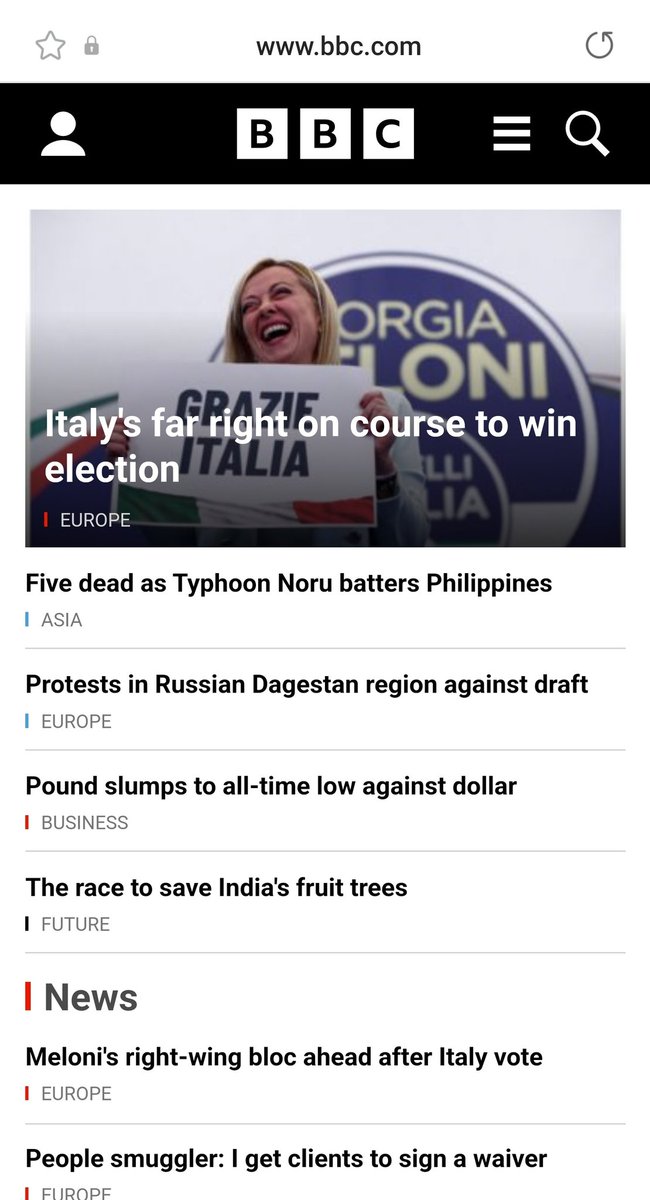 MatteoCopercini's tweet photo. @lamelasulweb Allego BBC e CNN https://t.co/04ULwWYvrf