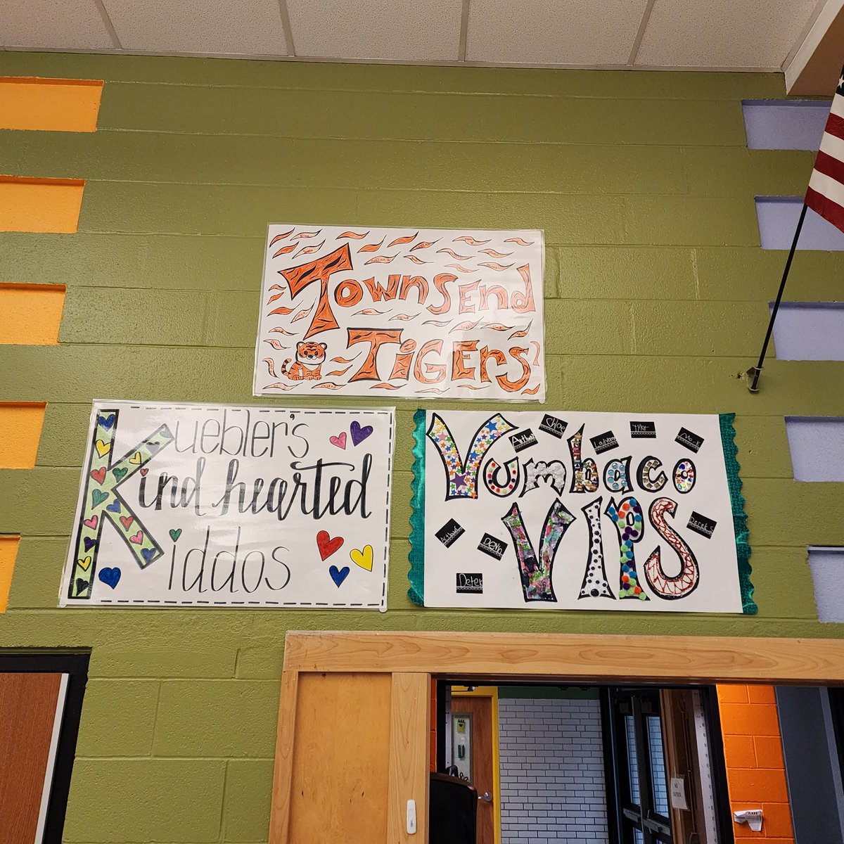 PWintermediate's tweet photo. The winners of our first round of the cafeteria challenge were announced Friday! Ms. Townsend, Ms. Vumbaco, and Mrs. Kueblers classes all receive an extra recess while our overall building winner, Ms. Townsend's class, all get a free snack from the snack shack! https://t.co/XPTUKEypHY