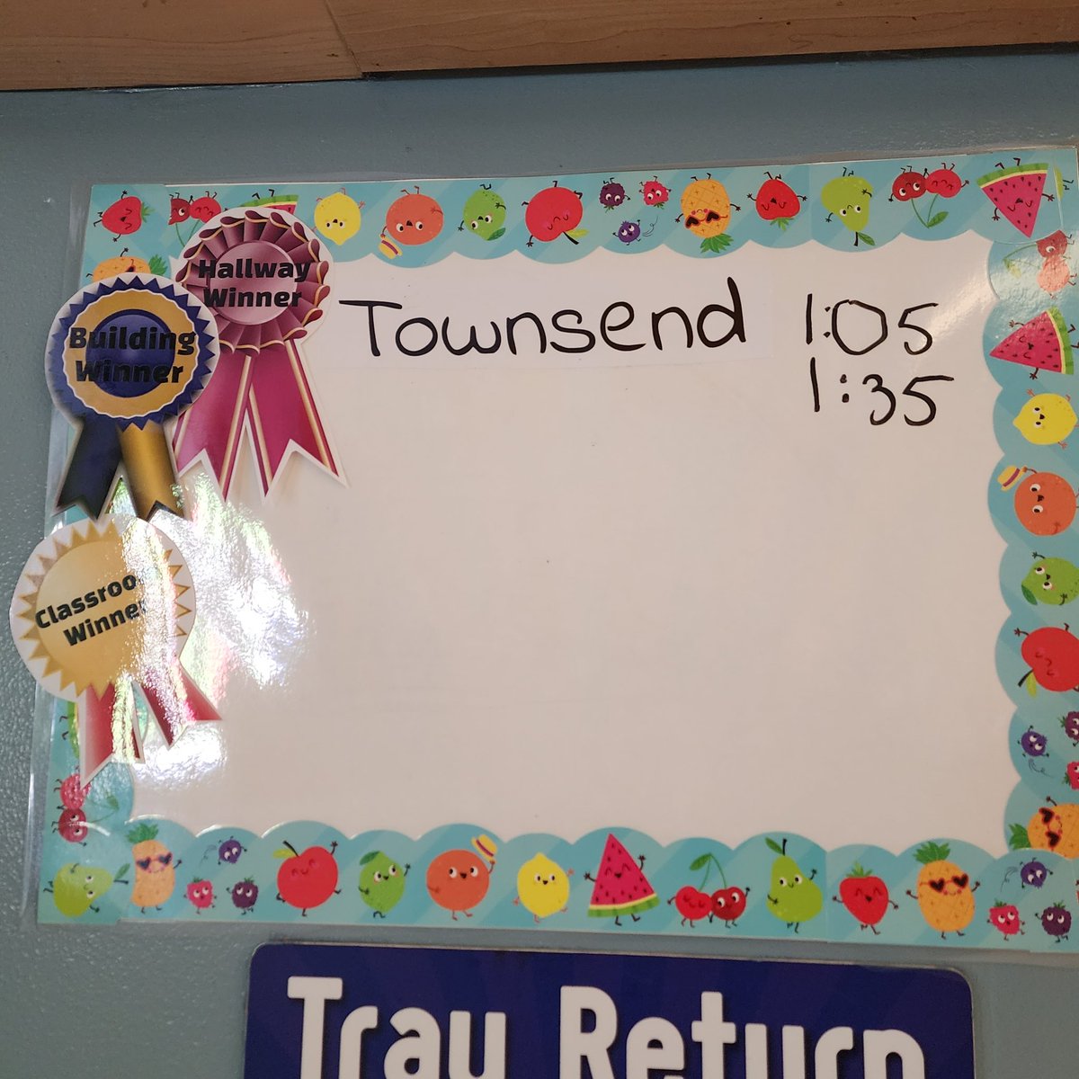 PWintermediate's tweet photo. The winners of our first round of the cafeteria challenge were announced Friday! Ms. Townsend, Ms. Vumbaco, and Mrs. Kueblers classes all receive an extra recess while our overall building winner, Ms. Townsend's class, all get a free snack from the snack shack! https://t.co/XPTUKEypHY