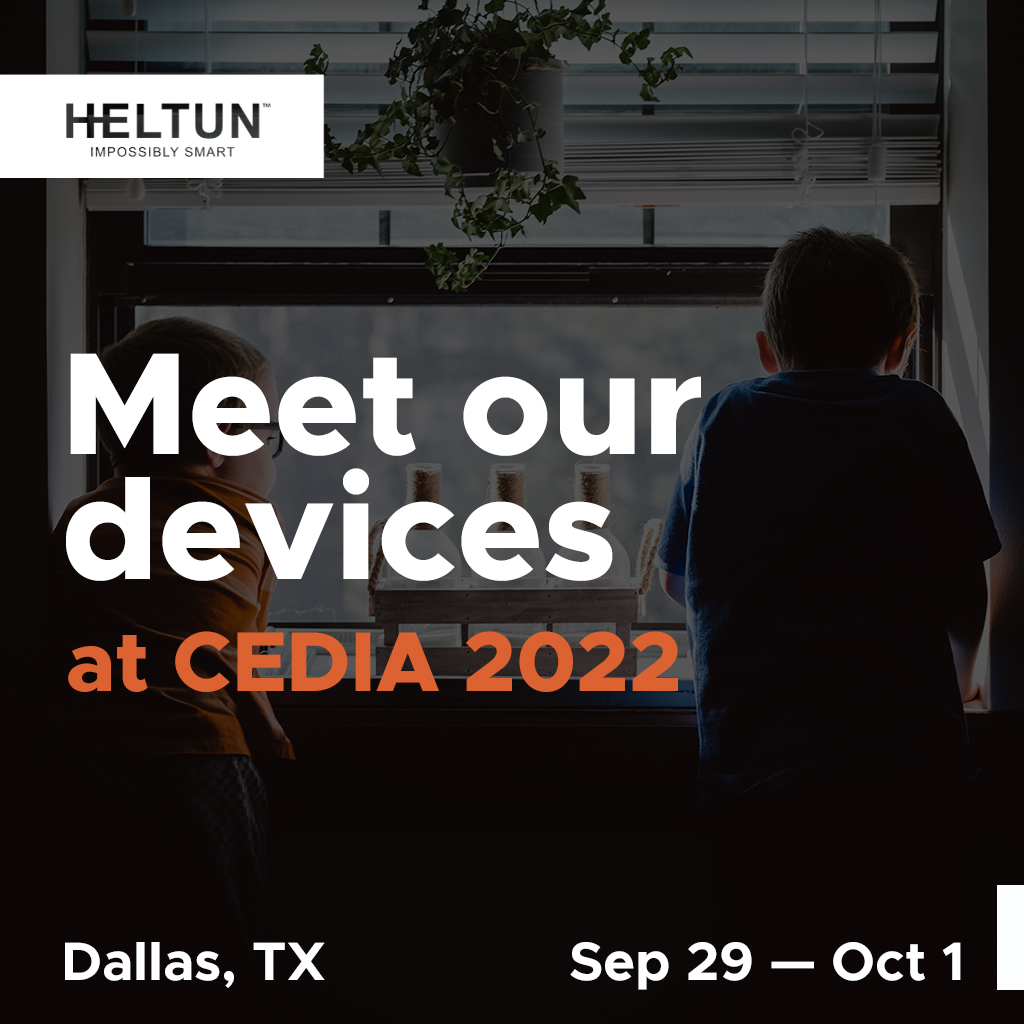 Are you coming to CEDIA 2022 this week? HELTUN products are being displayed in the Z-Wave Alliance booth from Sep 29 to Oct 1, which is a rare opportunity. Visit booth 20068 to see smart thermostats and switches that offer a wealth of features you won't find anywhere else.