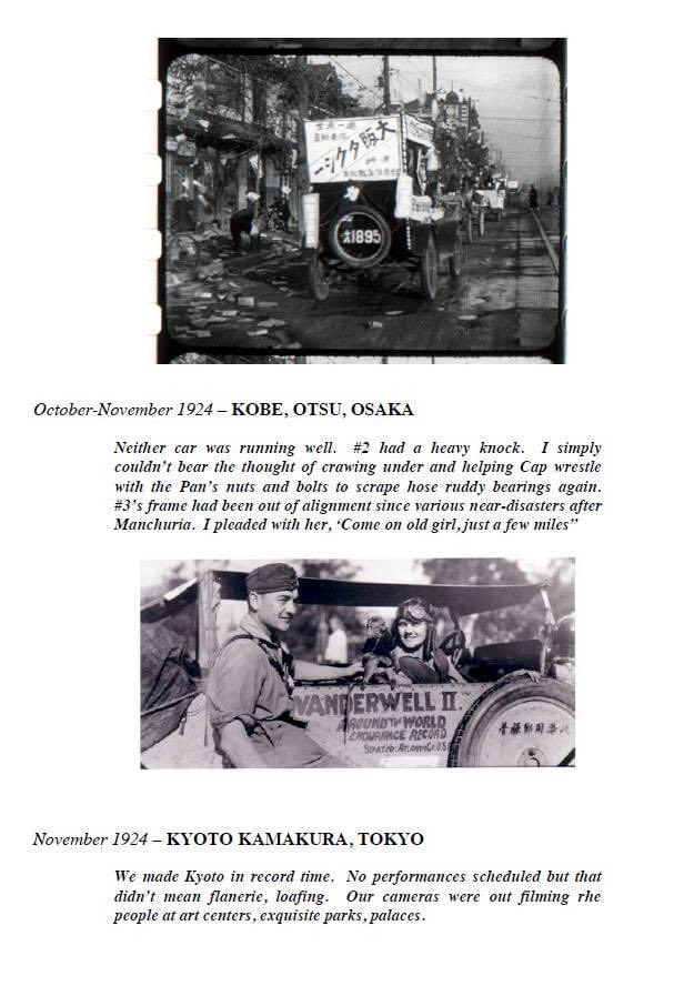 AlohaWanderwell's tweet photo. 1924 in Kobe, Japan. Both Fords are in need of service, but Walter &amp; Aloha press on. What they didn't know is that Japan gathered huge crowds with big plans for a parade &amp; what a parade this would be……….They loved them!
https://t.co/NyYHPIuPlP
#AlohaWanderwellBaker
#AlohaBaker https://t.co/tT8BKrGivY