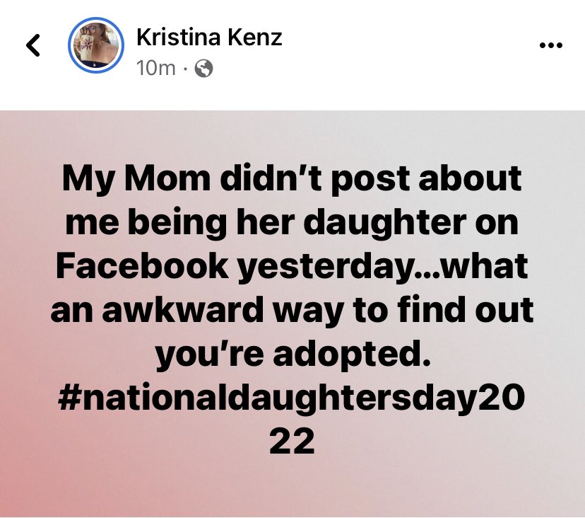 KrisInColor's tweet image. #NationalDaughtersDay #thanksMom  😳