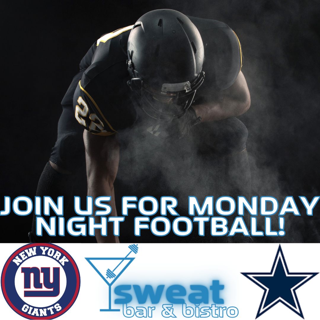 elevatesyracuse's tweet photo. Join us at Sweat Bar &amp; Bistro at Elevate Fitness in Dewitt tonight for Monday Night Football and enjoy $1 wings, bucket specials at the bar,  and great company for the game! Who are you rooting for?

#elevatesyracuse #sweatsyracuse #mondaynightfootball #morethanagym https://t.co/JlXgLZnBE2