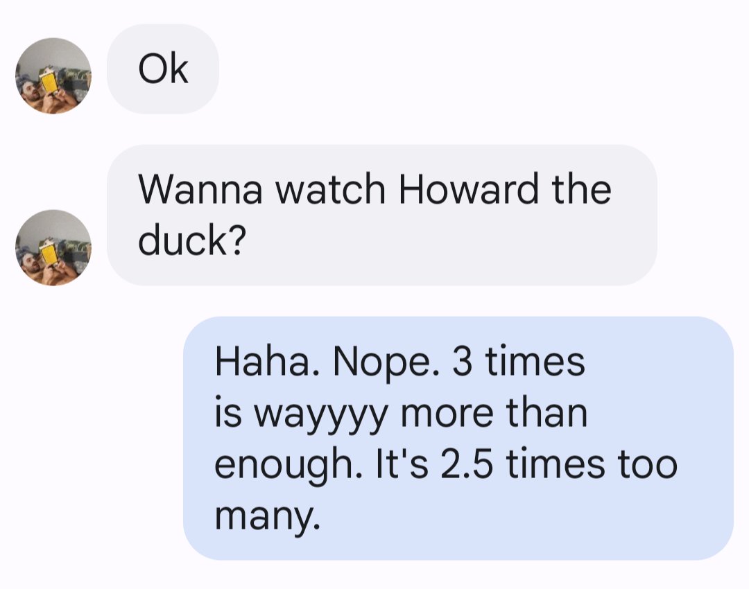 Part of why I love him is questions like this: