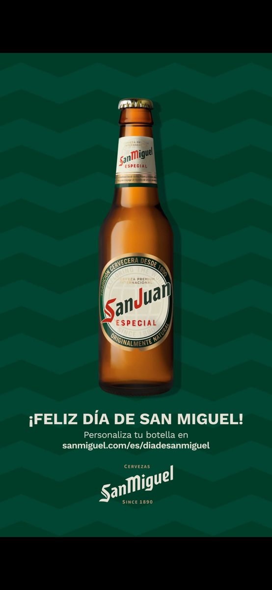 Kinna_rc's tweet photo. @sanmiguel #DiaSanMiguel Ojalá tener mi cervecita! https://t.co/GlAFx11pFh