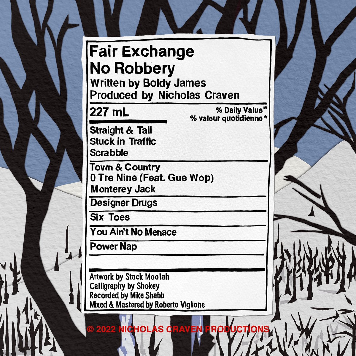 Nicholas Craven & Boldy James “Fair Exchange No Robbery” dropping this Friday