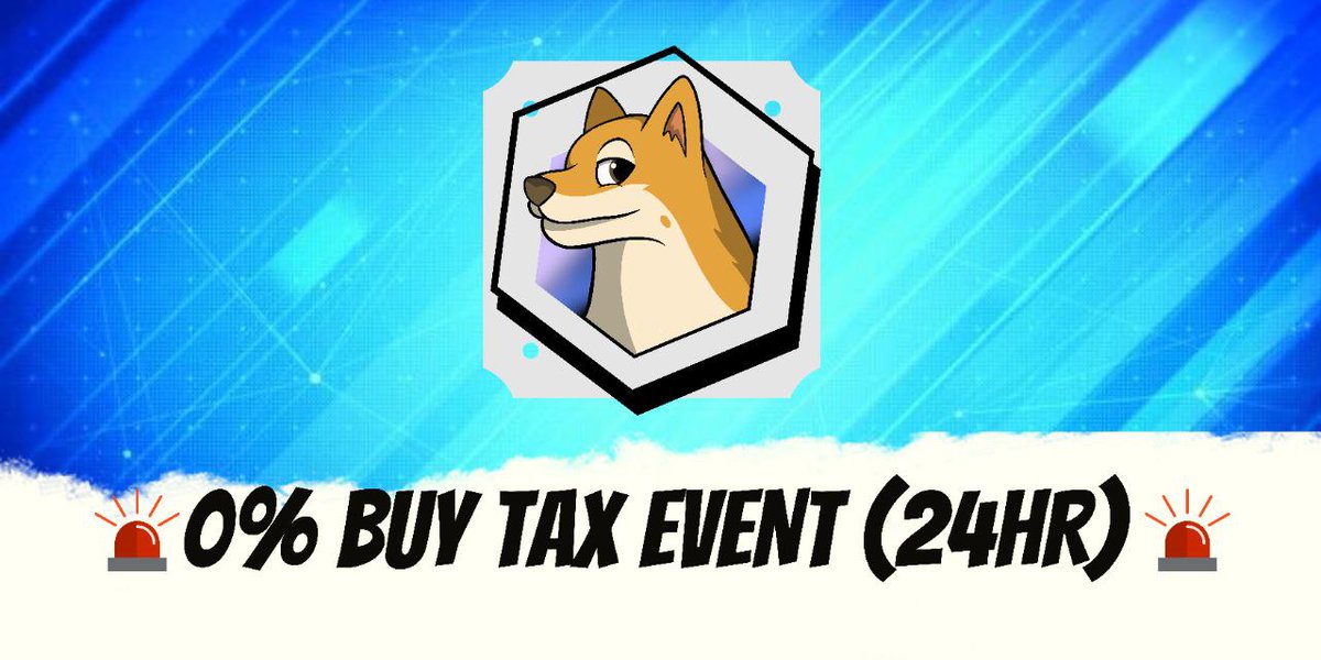 PowgeCoin's tweet photo. 🚨 0% BUY TAX EVENT (24HR)🚨

To celebrate our continued success as the #1 memecoin on $ETHW the team has decided to set BUY TAXES to 0% for 24 hours. 

Let's get fired up! 🔥🐕🔥

$ETHW $POWGE #PowgePatrol https://t.co/RZ5mn8Lgs4