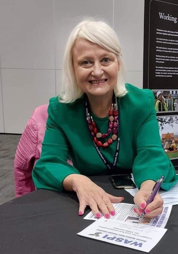WASPI_2018's tweet photo. Thank you @Siobhain_Mc Donagh, MP for Mitcham and Morden, for signing the #WASPI_Campaign2018 pledge for #FairAndFastCompensation #LabourPartyConference22 @UKLabour https://t.co/3nlcCB07Tw