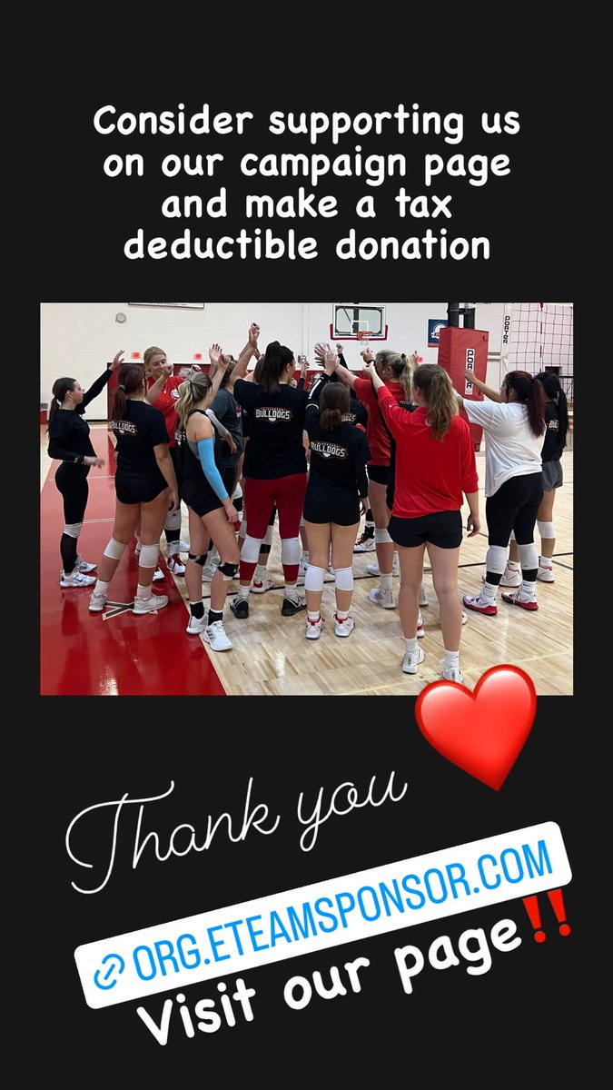 MacCollegeVB's tweet photo. Please consider supporting today by visiting our campaign page ‼️ Where you can help and make a tax deductible donation.  Thank you for your support and continued support ❤️ #BulldogPride 

https://t.co/2yYEYrV0uc https://t.co/5uSprZWoQ2