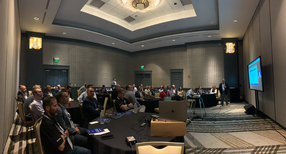 MDMEditorMike's tweet photo. @IRCG’s Mike Marks and @SPARXiQ’s Mike Kunkle giving a “The Sliding Scale of Sales Transformation” breakout session here at #MDMSHIFT https://t.co/tbSD91fmyJ