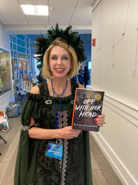 I got all fancy for the authors' reception Saturday night.