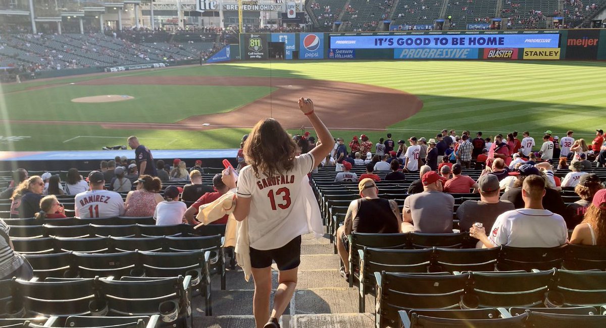 GarofaloWX's tweet photo. Go @CleGuardians ⚾️ #believeland #ForTheLand #GoCLE #ClevelandGuardians https://t.co/b8rwHiAGvE