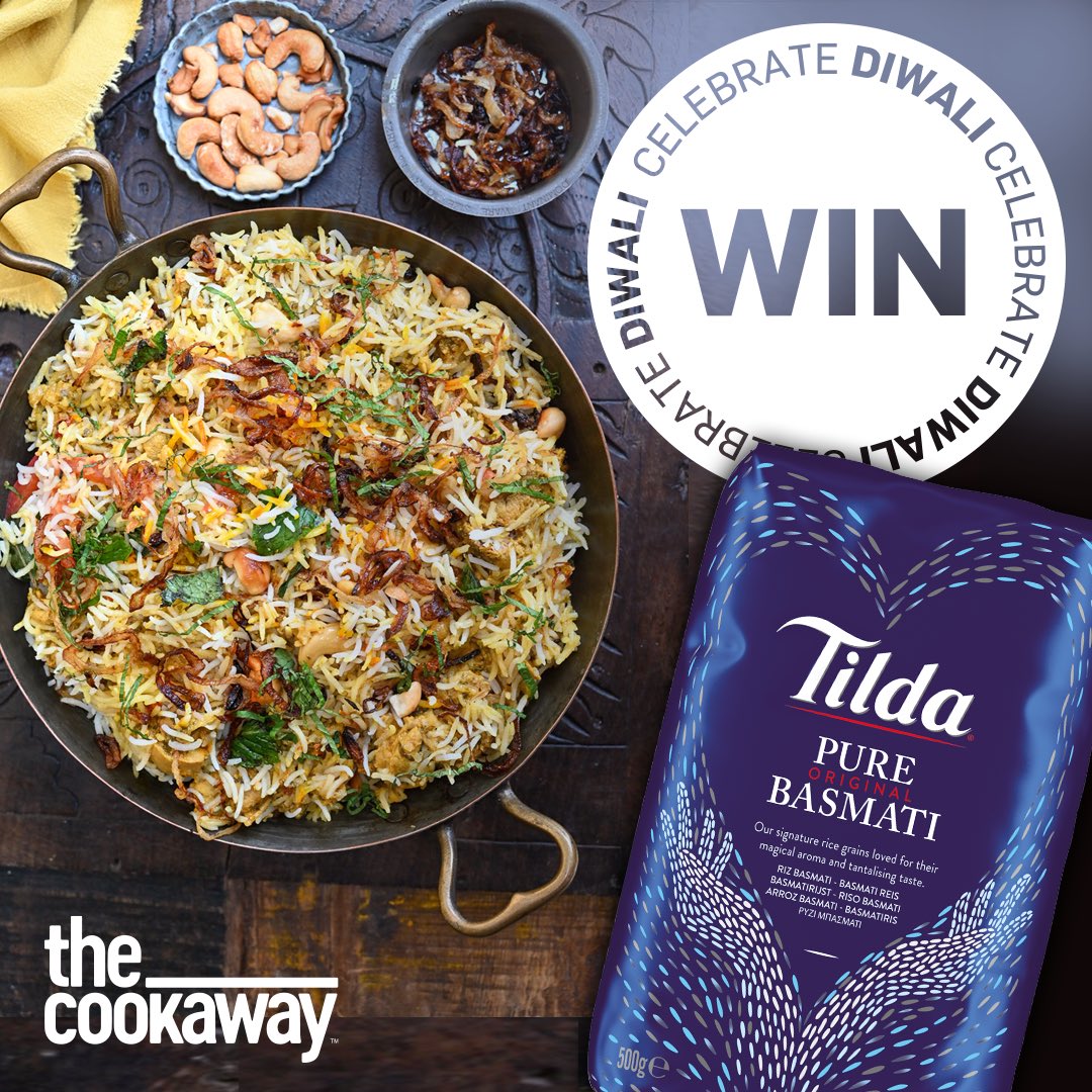 Cookaway (@thecookaway) on Twitter photo To celebrate Diwali this year, we’re so excited to be partnering with our friends <a href="/tildarice/">Tilda Rice</a> who share our passion for great, tasty food and embracing life in all its flavours.
For full prize details & to enter: thecookaway.com/diwali-competi… To celebrate Diwali this year, we’re so excited to be partnering with our friends <a href="/tildarice/">Tilda Rice</a> who share our passion for great, tasty food and embracing life in all its flavours.
For full prize details & to enter: thecookaway.com/diwali-competi…
