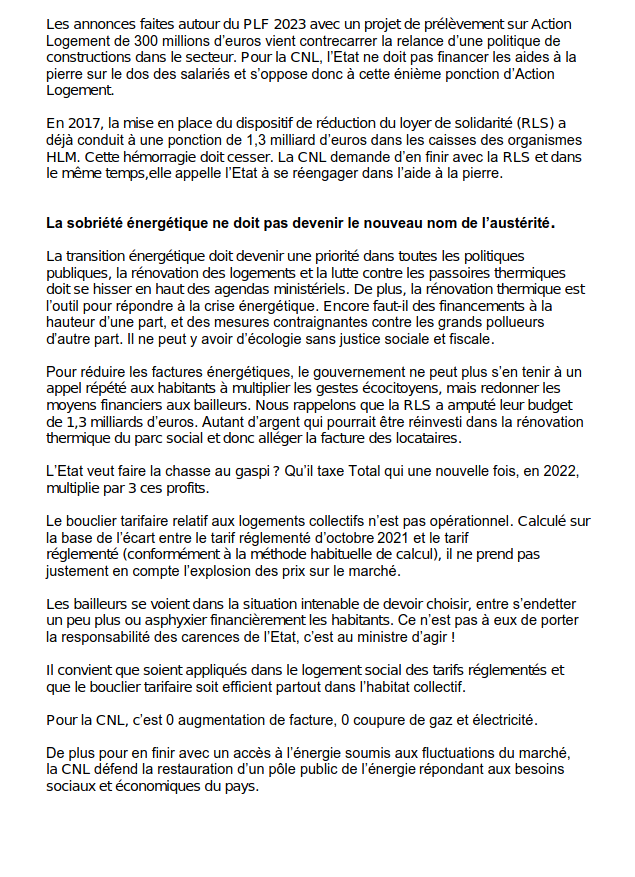 La_CNL's tweet photo. A la veille du #CongresHlm le Président de la #CNL @EddieJacquemart s'adresse aux décideurs du logement social: "Soyez à la hauteur!"
@OlivierKlein93 @emmacosse
#stopRLS #préserverActionLogement #0coupuregazetelectricite #blocagedesloyers #Justicesocialetclimatique https://t.co/2Vx3qoNIGJ