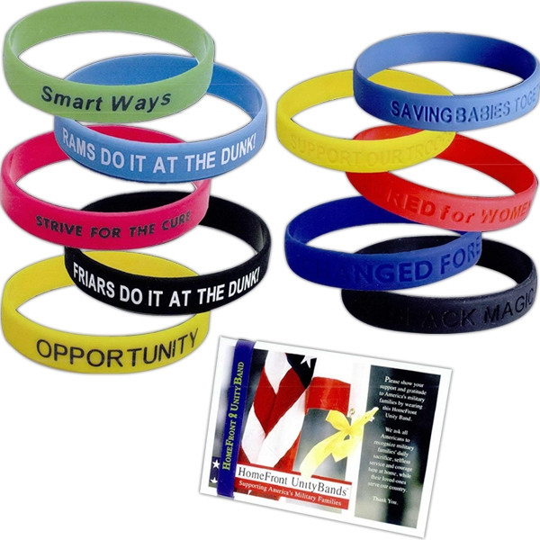 FREE SETUP 

Let us help build your awareness campaign!!

Custom Silicone Wristband, Bracelet with Debossed or Print

ow.ly/bRog50KT3Y4