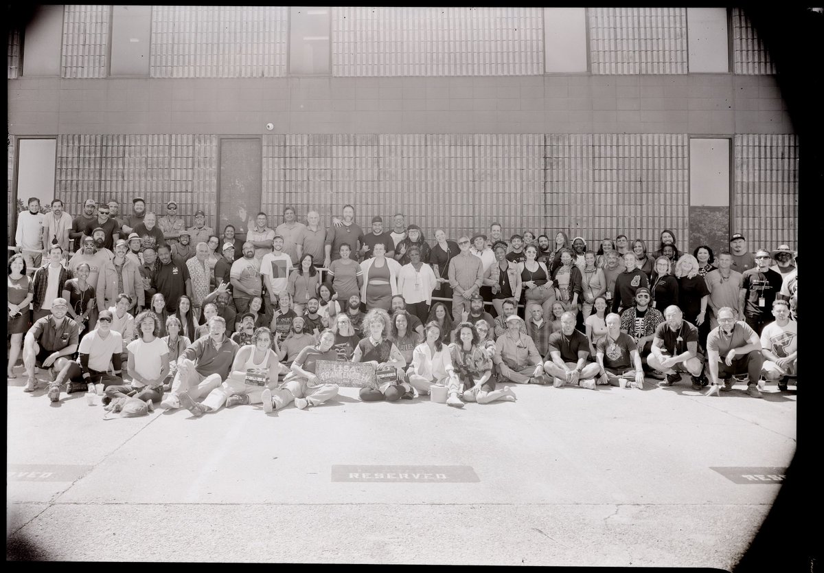 As I dive into post on Lisa Frankenstein, I just wanna say how grateful I am to have worked with every single person in this photo. To have crossed the (production) finish line on my first film with all of you will remain one of the most joyful adventures of my life ❤️ thank you