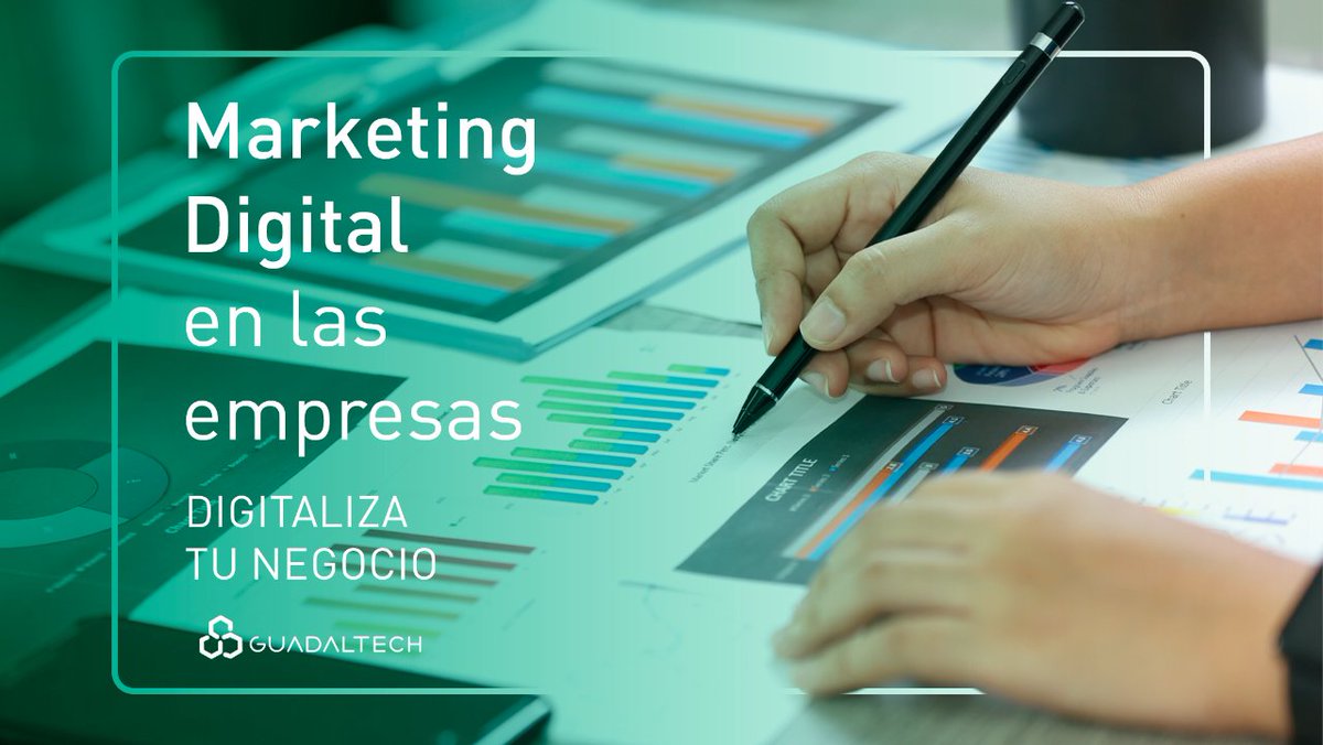 GuadalTech's tweet photo. El #MarketingDigital en las empresas está a la orden del día, ¡es un hecho! 😉

En #Guadaltech nos encargamos de implementar estrategias de marketing en negocios de diferentes sectores 💻 

Si estás preparado para digitalizarte y ser un referente en tu sector, ¡contáctanos! https://t.co/wvDfIYRtqI