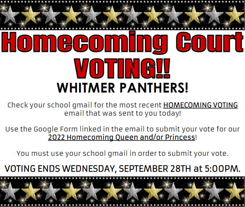 Whitmer High School 🐾 on Twitter VOTING!!! https//t.co