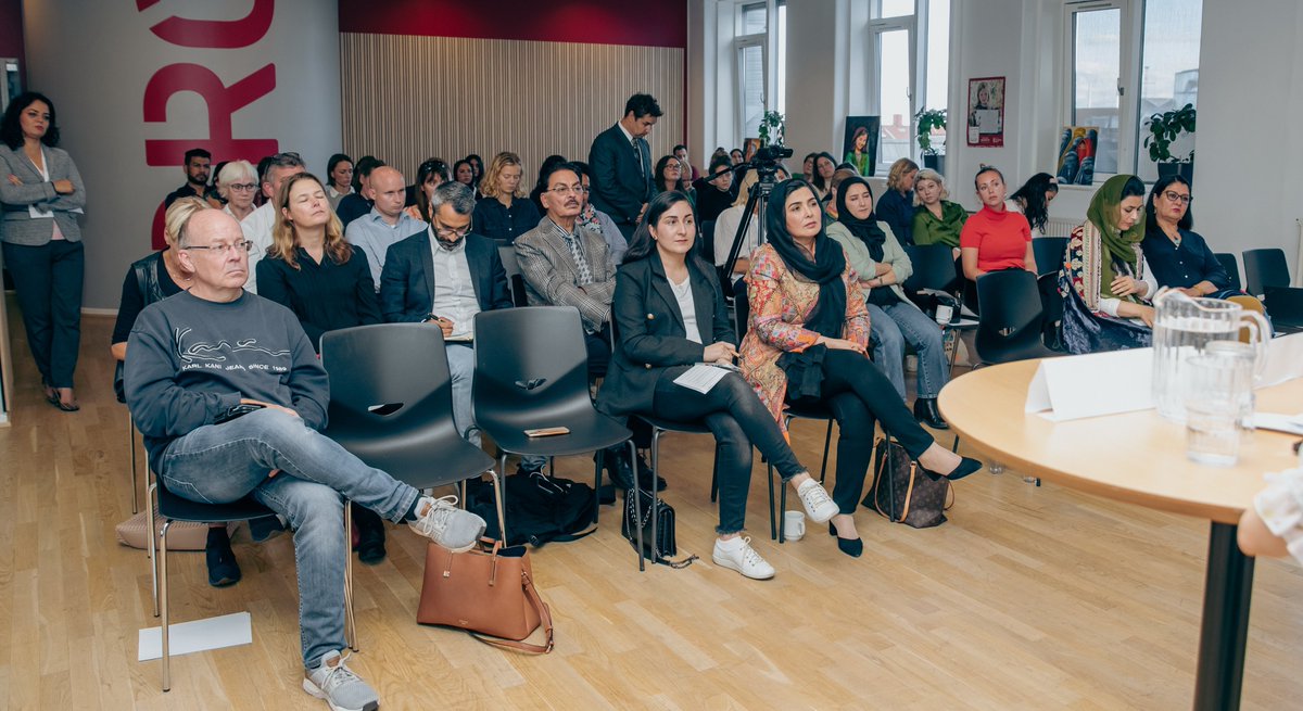 dakdif's tweet photo. Part One: 
Half-Day Conference: One Year after the Taliban takeover -"Afghan Women as Change Agents" on the 21. september.2022.
Organised by DAKDIF &amp; Public Awareness for Relief Equality and Impact (PAREI).supported by @DRC &amp; @ECRE European Council on Refugees &amp; Exiles. https://t.co/VYpoUmDwbA