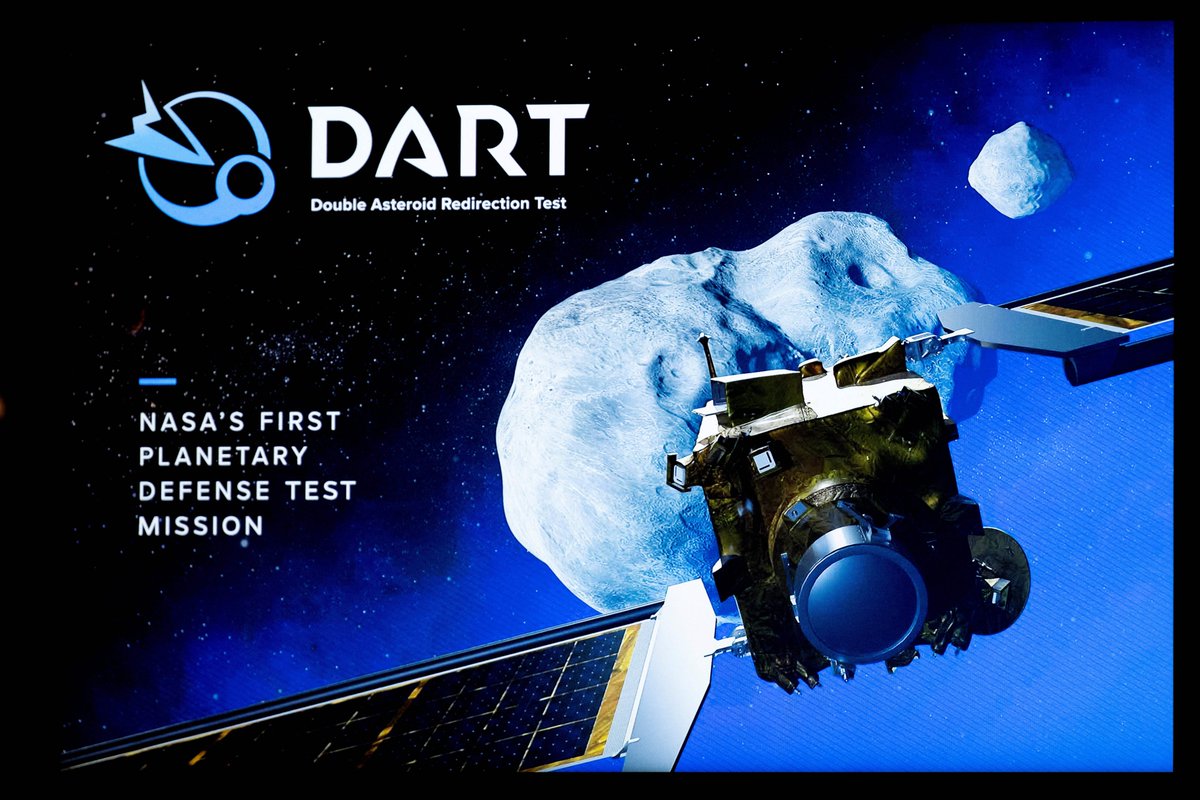 Known as DART, The Double Asteroid Redirection Test will help determine if smashing a spacecraft into an asteroid is an effective way to change its course. 

The mission is an attempt of planetary defense by <a href="/NASA/">NASA</a> that could save Earth from an asteroid collision.