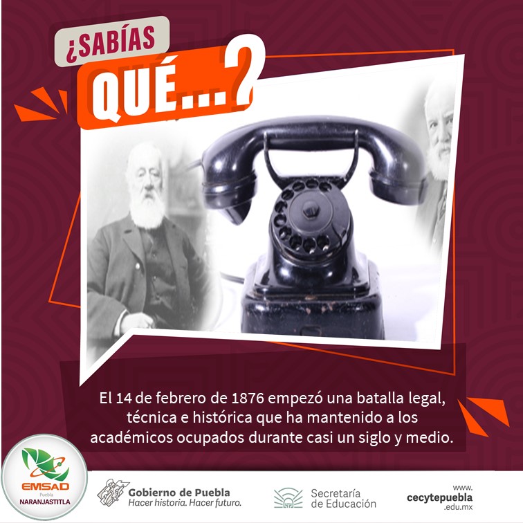 ¿Sabías qué…? El italiano Antonio Meucci, fue quien inventó el teléfono en 1854, y no Graham Bell como se ha hecho creer.
#SomosCECyTE
#CECyTEdeDiez