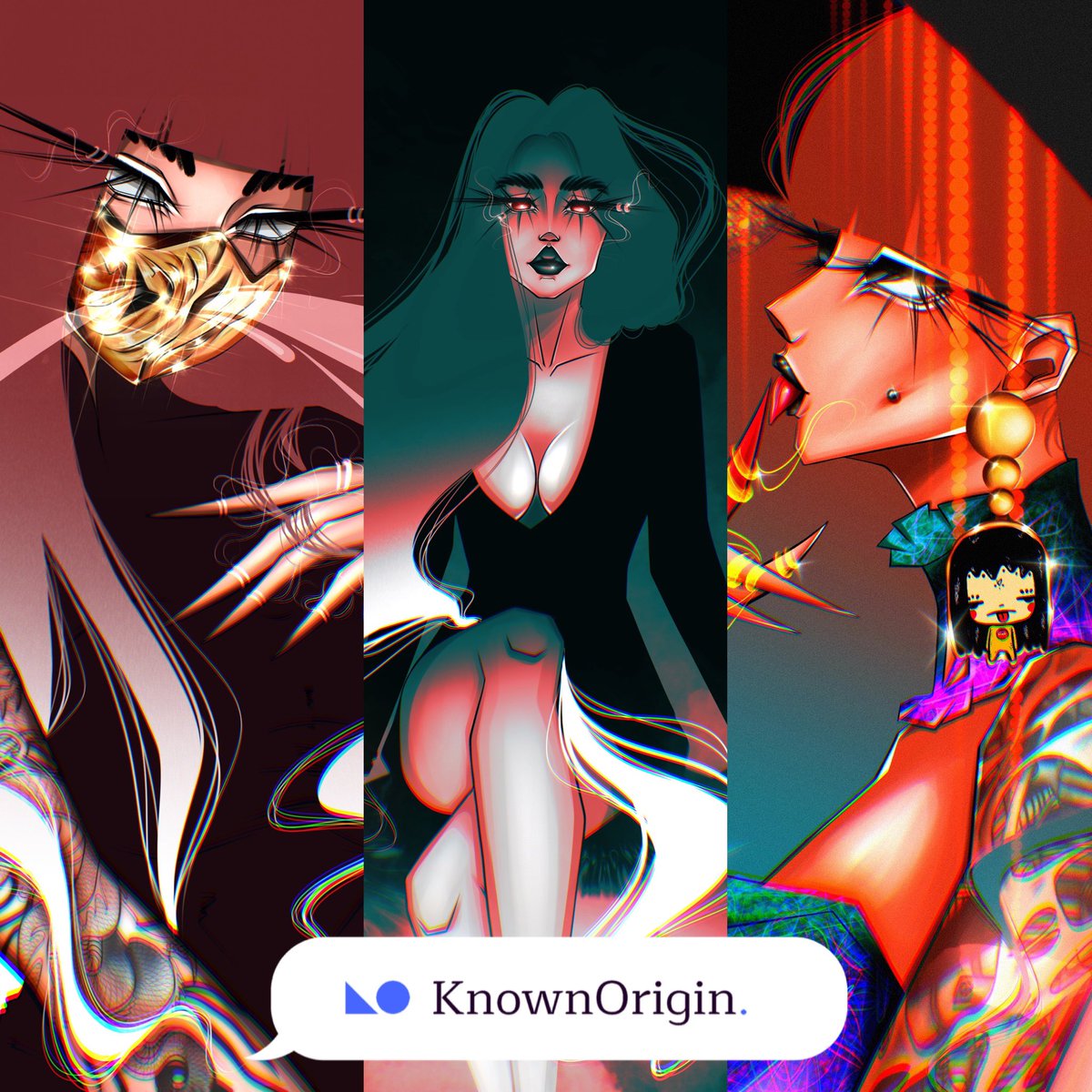 Hi👋💕Every woman 
is a great mystery🔥

Available editions💕

• MIRA STYLE     0.03 Ξ  8/10
• Don't look!        0.025 Ξ  5/6
• MERRY 2022 
MADI X KIKU’S WORLD by SABET              0.025 Ξ  23/25

knownorigin.io/artbogdanova

I would love your love and support💕

Link items ⤵️