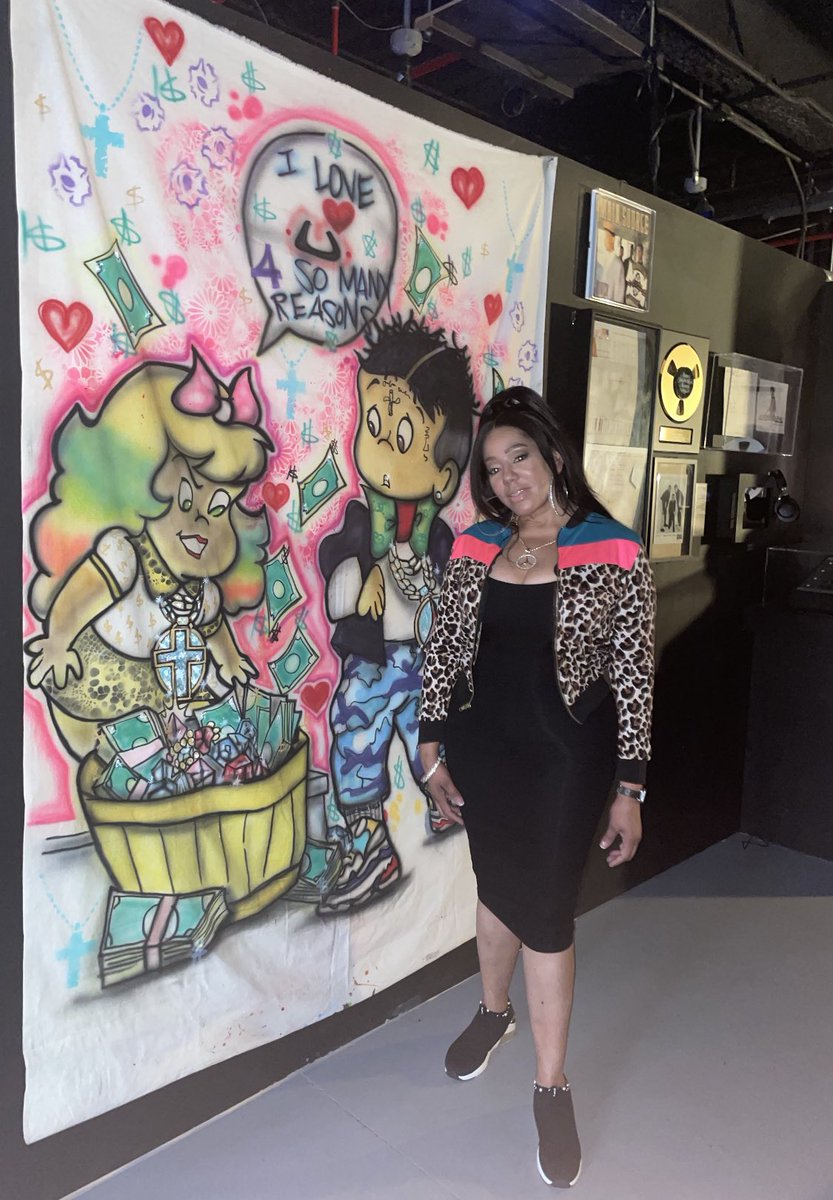 Sheri Sher from the Mercedes Ladies, the first all women MC &amp; DJ crew, visited the [R]Evolution of Hip Hop “Golden Era” 1986-1990.

Thank you for sharing your story. At the UHHM, we will continue to tell Hip Hop’s wonderful history &amp; empower all women to ensure we tell HERSTORY‼️